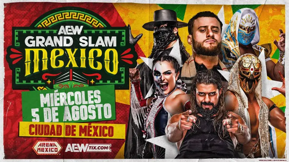 AEW Grand Slam regresa a la Arena México el 5 de Agosto | AEW