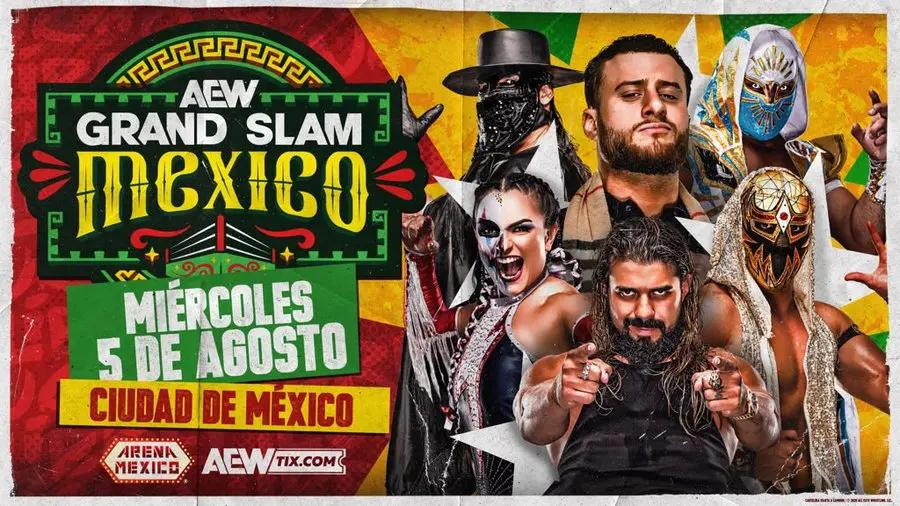 AEW Grand Slam regresa a la Arena México el 5 de Agosto | AEW