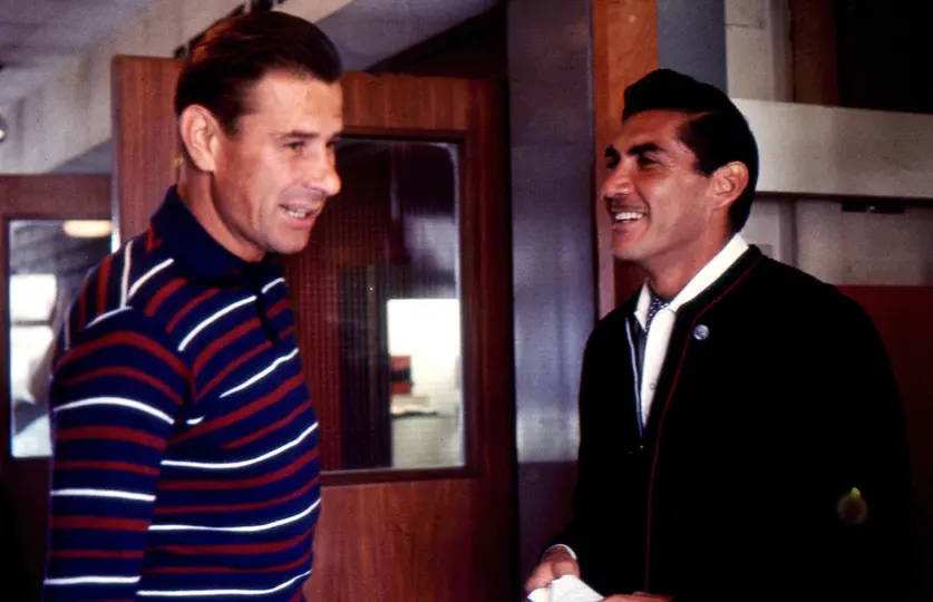 Lev Yashin y el portero mexicano Antonio 'La Tota' Carbajal | MEXSPORT