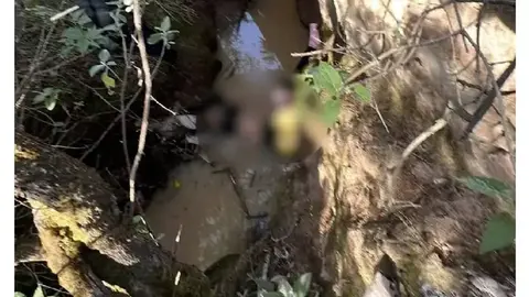 Cámaras de seguridad captaron a Blanca Adriana siendo trasladada en un vehículo minutos después de que su esposo salió a comprar una faja solicitada para el procedimiento./ X. @narcoblogger