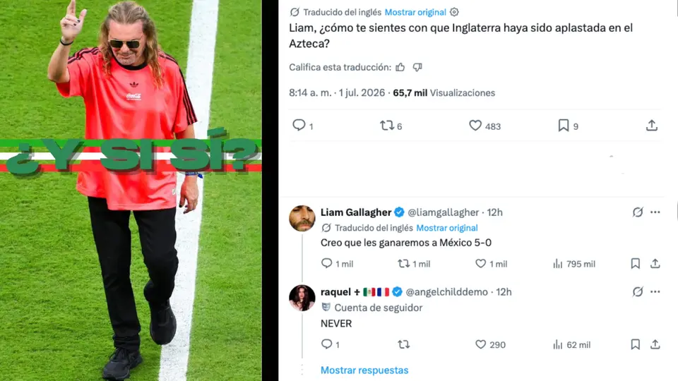 Fer reviró contra Liam por su exagerado pronóstico de México contra Inglaterra / Especial