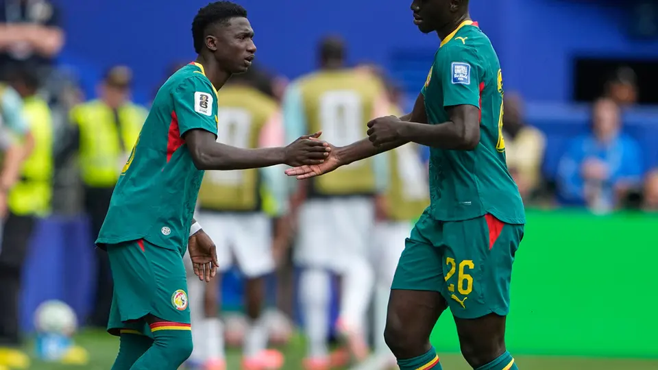 Pape Gueye, jugador de Senegal | AP