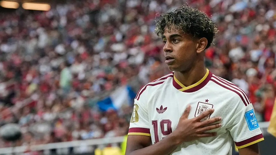 Lamine Yamal con la Selección de España en el Mundial 2026 | AP