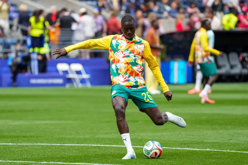 Pape Gueye, jugador de Senegal | AP