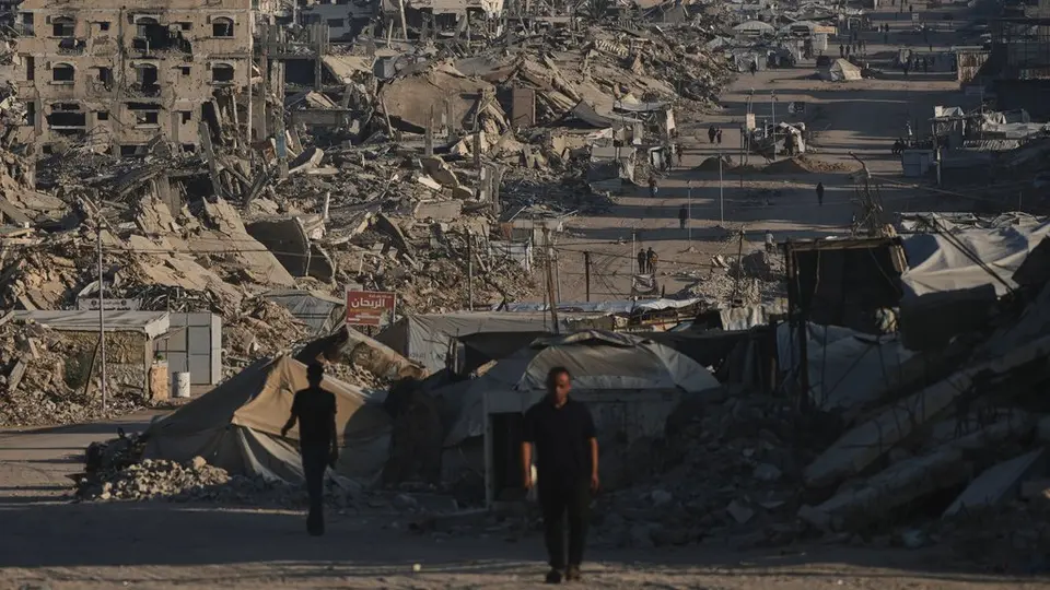 Edificios destruidos en Jabaliya, Gaza | AP