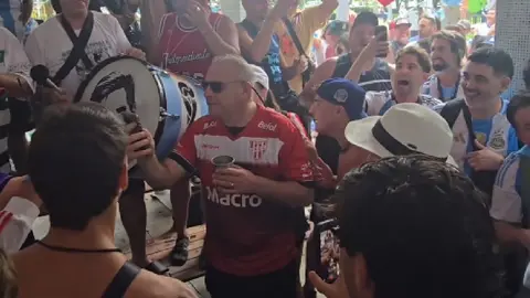 Afición de Argentina en el Miami | CAPTURA DE PANTALLA