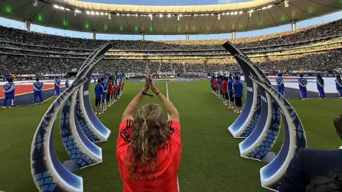 El cantante de Maná ha estado muy activo en este torneo del Mundial 2026 / FB: @mana