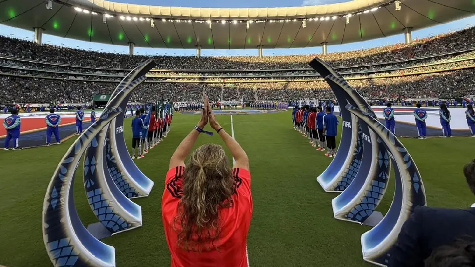El cantante de Maná ha estado muy activo en este torneo del Mundial 2026 / FB: @mana