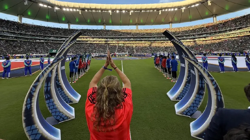 El cantante de Maná ha estado muy activo en este torneo del Mundial 2026 / FB: @mana