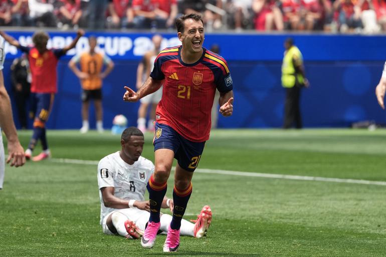Mikel Oyarzabal, jugador de España | AP