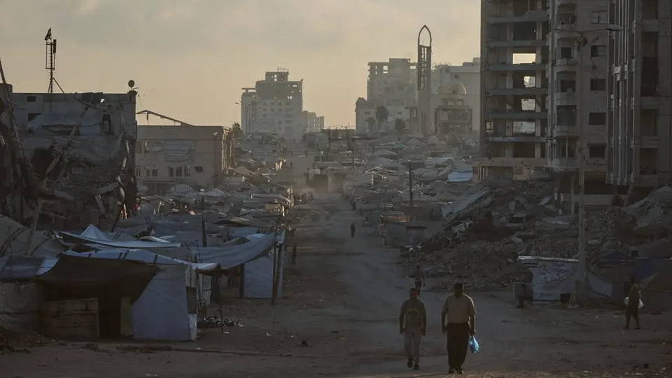 Edificios destruidos en Jabaliya, Gaza | AP