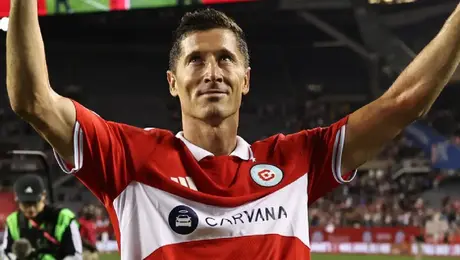 Robert Lewandowski celebra su debut goleador con Chicago Fire en la MLS: "Para mí, es otro mundo"