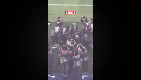 Así fue el reencuentro entre Hernán Crespo y Matías Almeyda