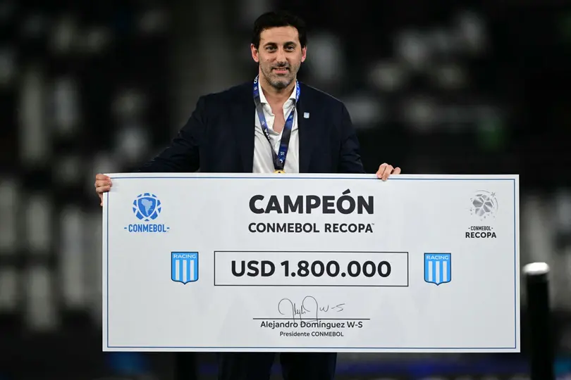 Diego Milito, presidente de Racing | AFP
