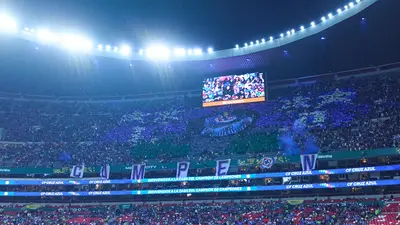 Cruz Azul hace impresionante mosaico previo al partido ante Atlante