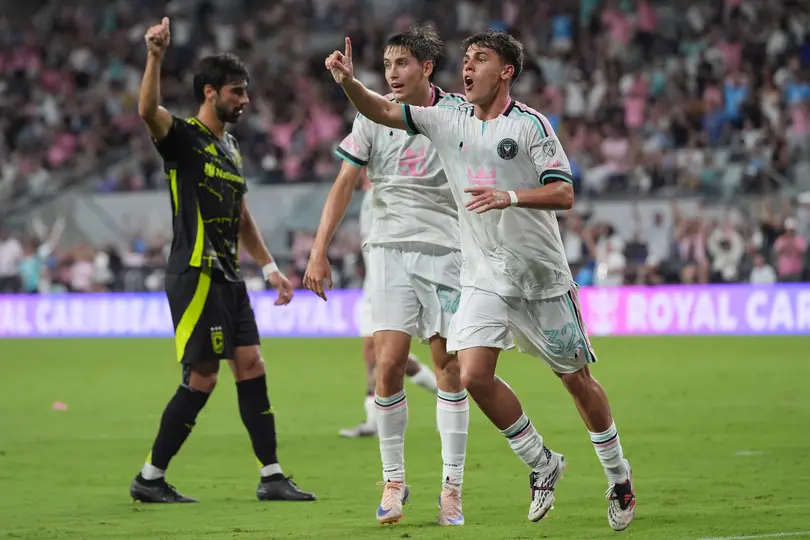 Inter Miami celebrando un gol | AP
