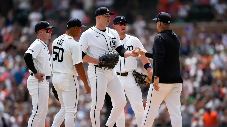 Tarik Skubal con los Tigres de Detroit | AP