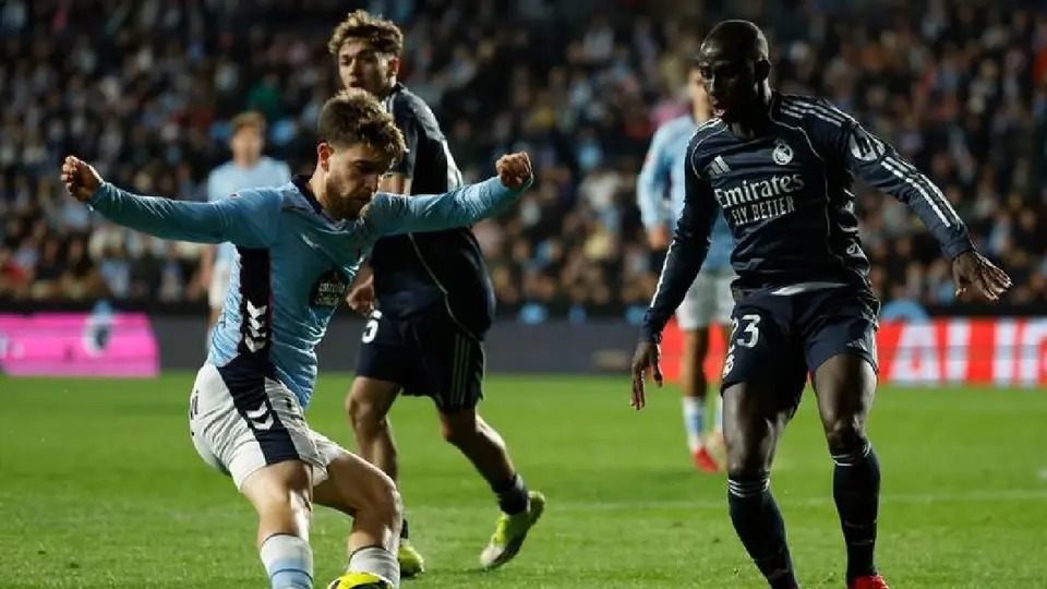 Ferland Mendy con el Real Madrid ante el Celta de Vigo | AP