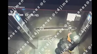 Filtran video del presunto asesino de Jonathan Meléndez, tecladista de Camilo Séptimo, y su familia