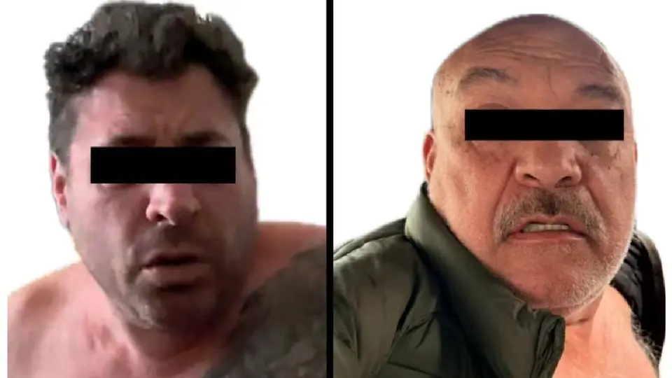 Las autoridades detuvieron a dos hombres por su probable participación en el asesinato múltiple./ Fiscalía