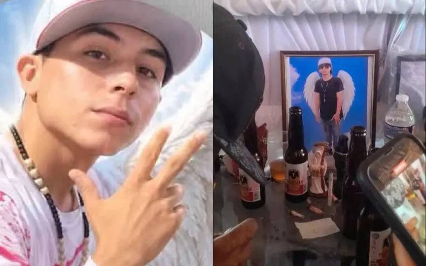 Familiares y amigos de Luis Ángel lo despidieron en su lugar de residencia, en medio de un ambiente triste por su pérdida / Captura de Pantalla