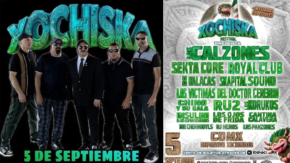 Los Calzones llegan desde Argentina para un show más en la CDMX dentro del Xochiska / Especial