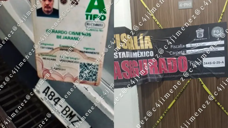 La licencia del conductor olvidada en la caseta del complejo residencial fue clave para detenerlos / Especial