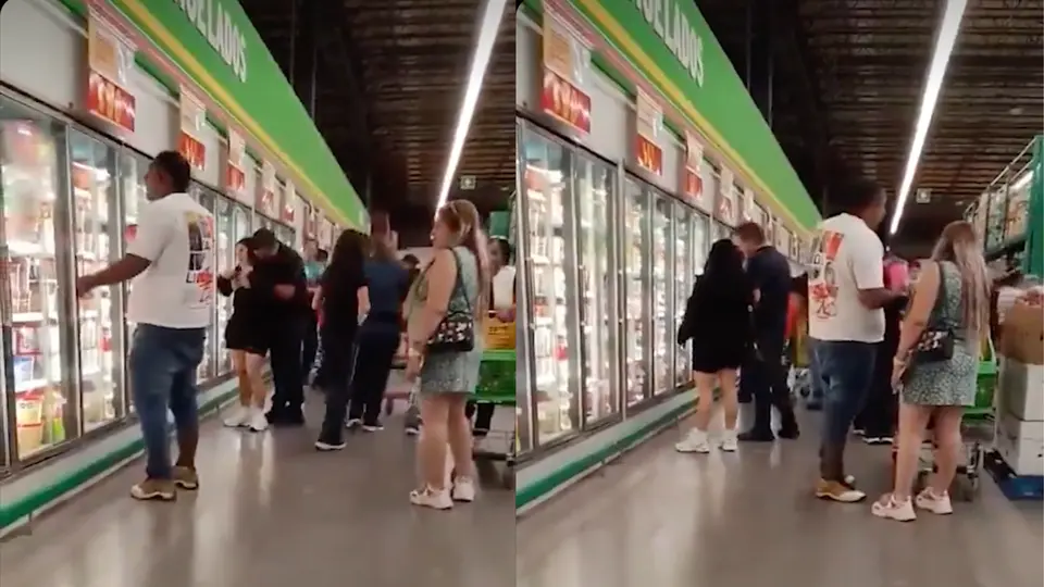 El video de la escena se volvió viral y provocó críticas por la falta de higiene / Especial