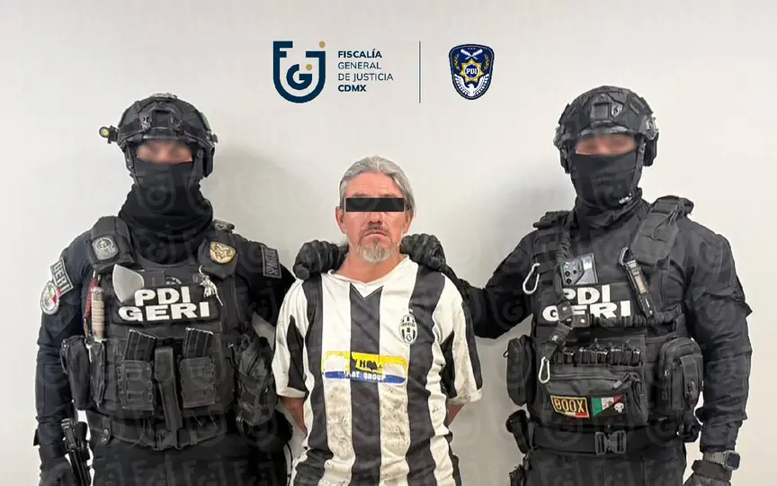 Arturo “N” fue detenido casi una década después del crimen / @FiscaliaCDMX