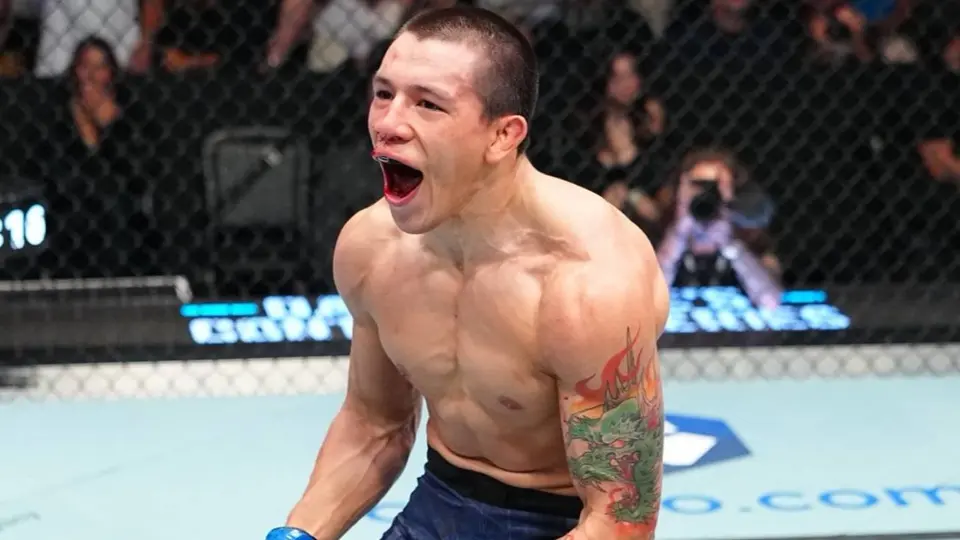 Silvestre Sánchez festejó su victoria en el Contender Series | IG DWCS