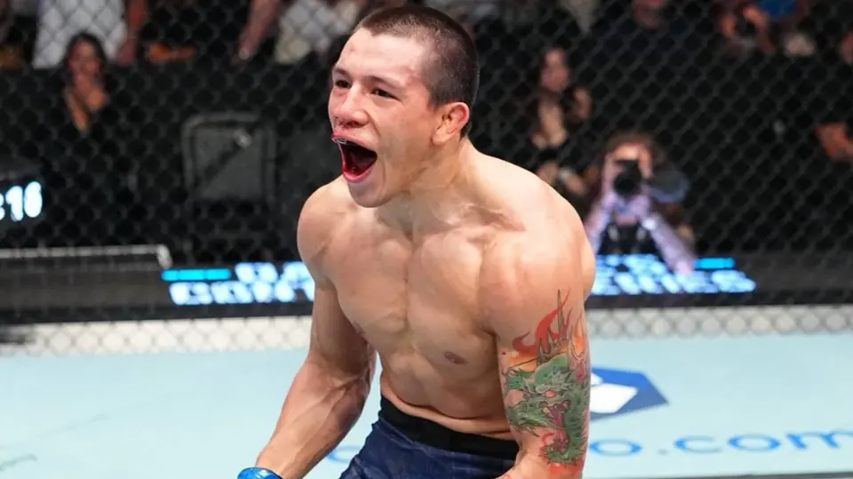 Silvestre Sánchez festejó su victoria en el Contender Series | IG DWCS
