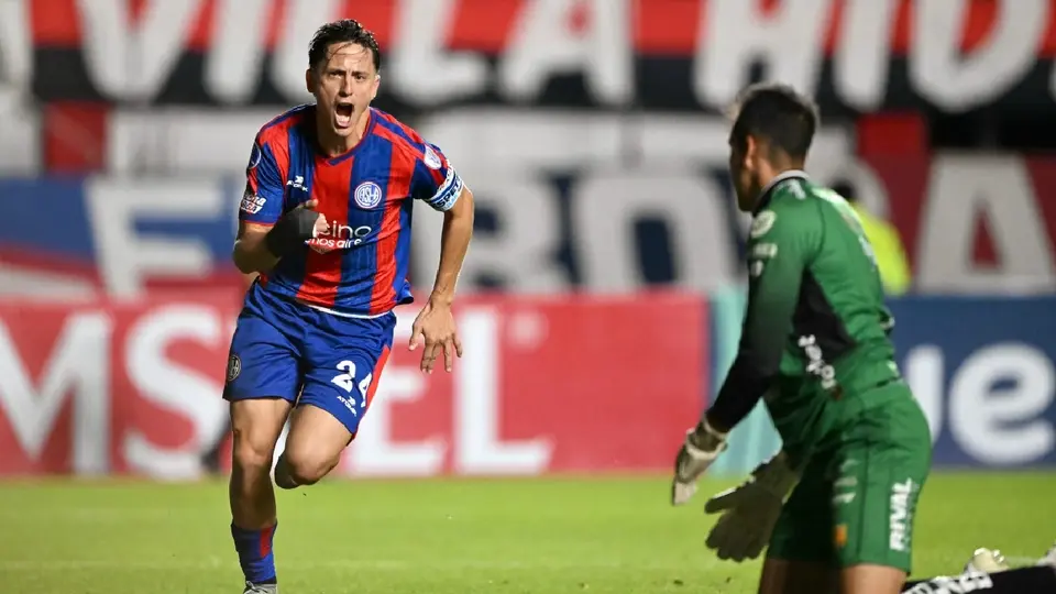Nicolás Tripichio, celebrando un gol con San Lorenzo | AFP