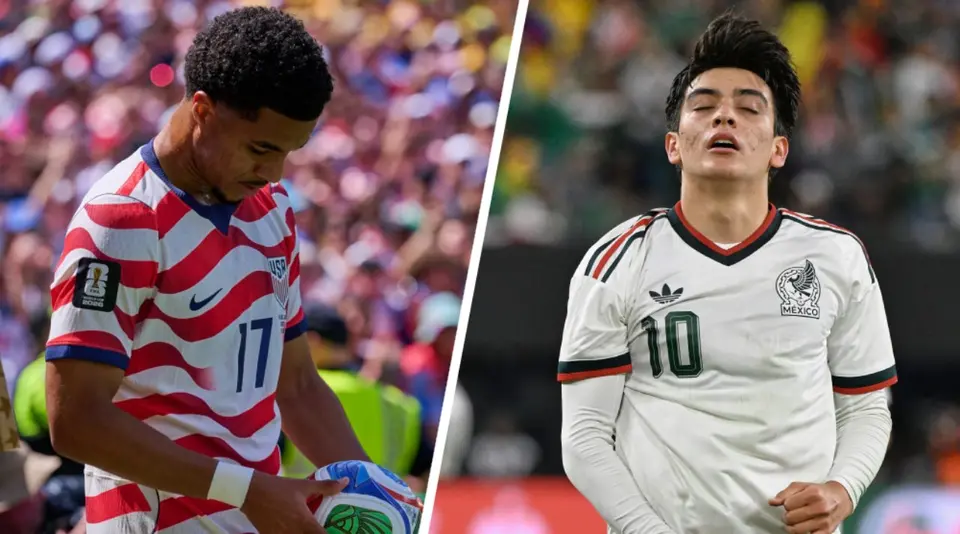 Malik Tillman con la Selección de Estados Unidos/Gilberto Mora con la Selección de México | MEXSPORT
