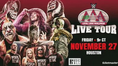 ¡Al estilo WWE! AAA anuncia Live Tour en Houston, Texas