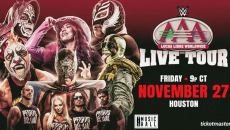 ¡Al estilo WWE! AAA anuncia Live Tour en Houston, Texas
