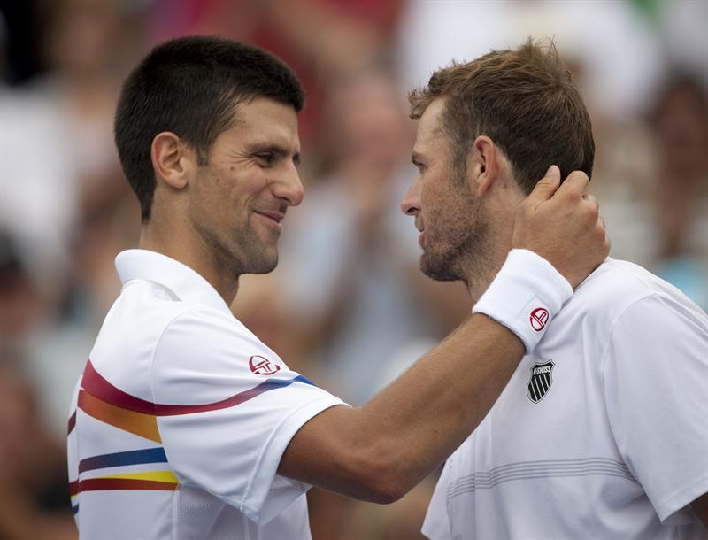 Mardy Fish cayó ante Novak Djokovic y gana el Campeonato. FOTO: EFE