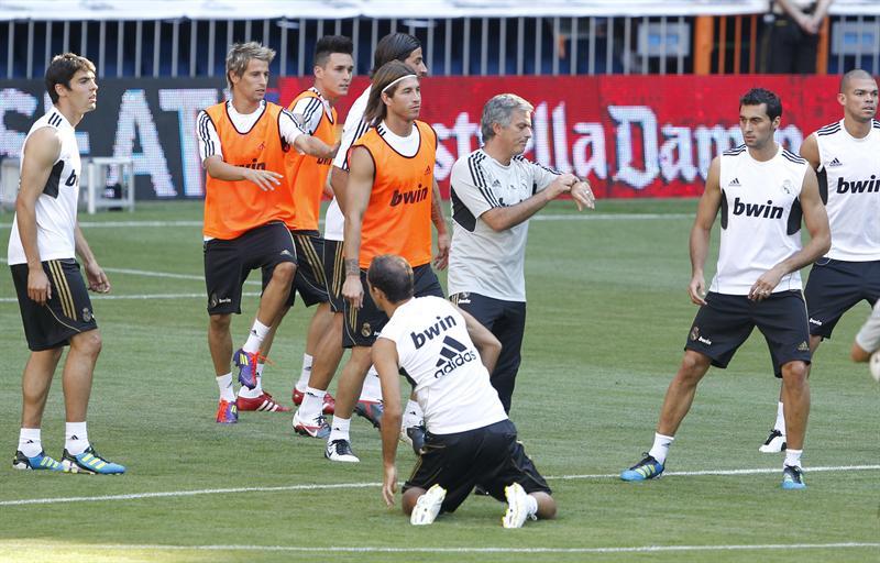 Los merengues se preparan para la Supercopa. FOTO: EFE