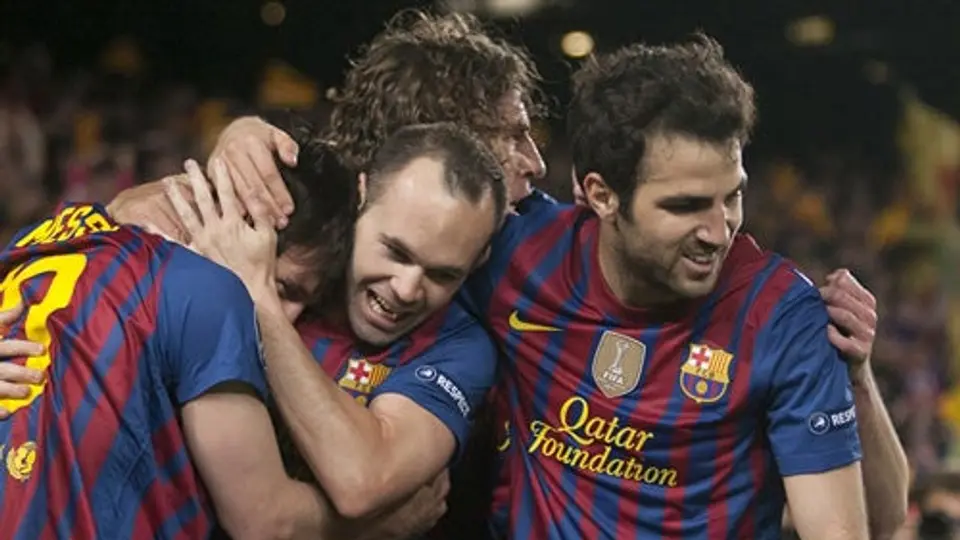 Iniesta, Puyol y Adriano regresarán al Barcelona el martes