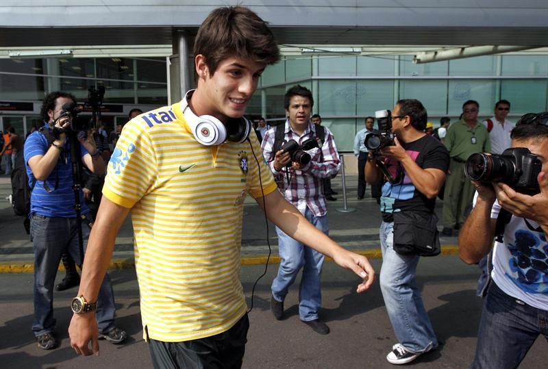 La Selección Sub-17 de Brasil llegó al Aeropuerto Internacional de Guadalajara. FOTO: AP