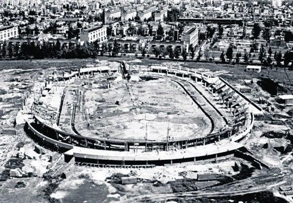 VELÓDROMO AGUSTÍN MELGAR: Construcción del inmueble en 1967 | CORTESÍA LA CIUDAD DE MÉXICO EN EL TIEMPO