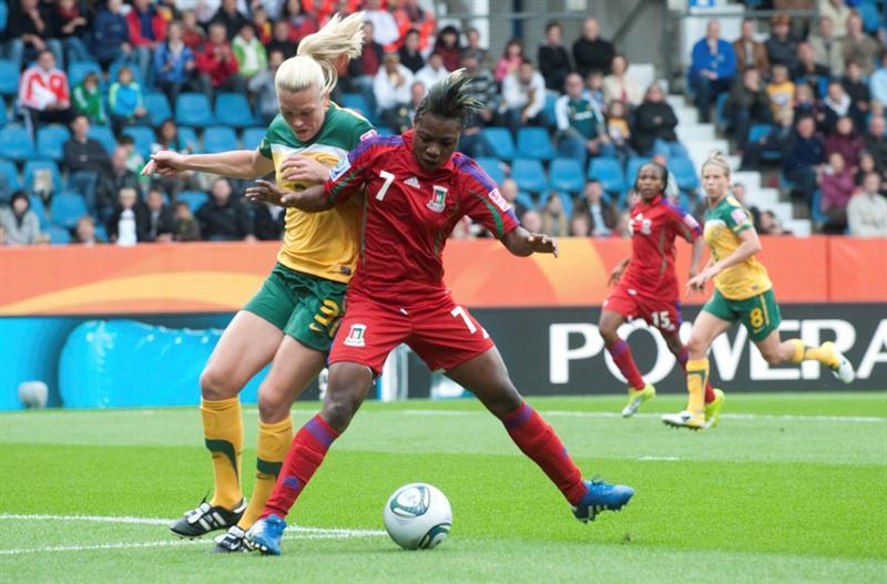 Pese al insólito error arbitral, las australianas se imponen a guinea Ecuatorial. FOTO: EFE