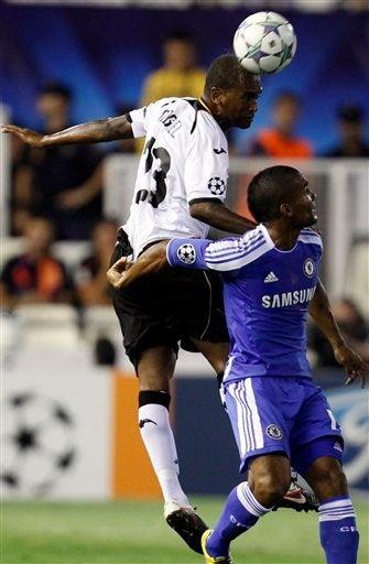 Valencia y Chelsea no deciden nada en la primera mitad. FOTO: AP