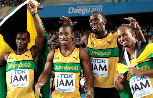 Los jamaiquinos rompieron el récord que impusieron ellos mismos en Beijing 2008. FOTO: AP