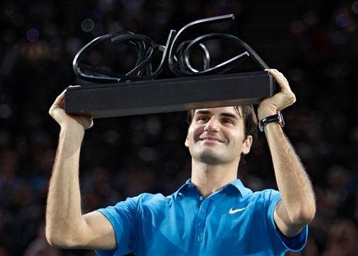 El suizo se llevó por primera vez el Masters de París. FOTO: AP
