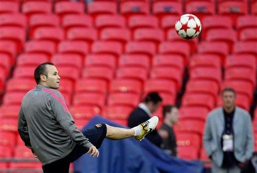 Andrés Iniesta. FOTO: AP