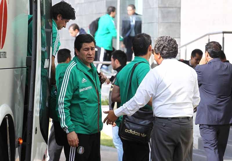 El Tricolor llega a Querétaro, donde enfrentará este viernes a Serbia. FOTO: MIGUEL PONTÓN