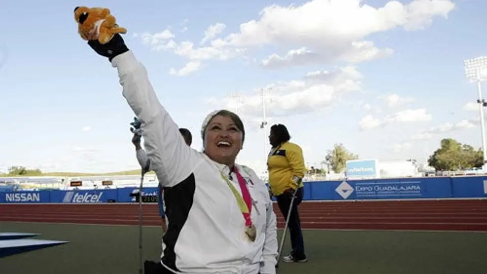 María Ortiz, orgullosa por Oro y récord en Lanzamiento de Bala