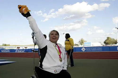 María Ortiz, orgullosa por Oro y récord en Lanzamiento de Bala