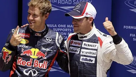 Vettel se queda con la pole en Valencia