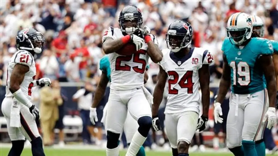 Arian Foster brilló en el triunfo de Houston sobre Miami